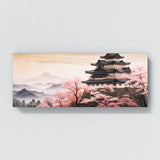 Japanese Castle Cherry Blossom 12 Wall Art