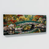 Japanese Garden Impasto Bridge 30 Wall Art
