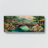 Japanese River Boat Bridge 37 Wall Art