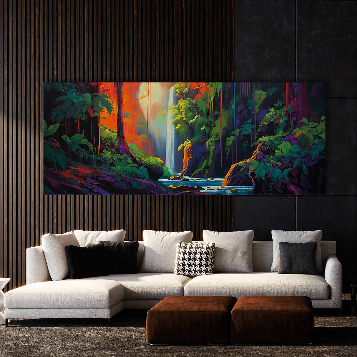 Jungle Contrasting Color 68 Wall Art