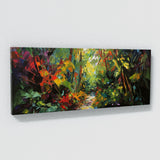 Jungle Vibrant Impasto Path 83 Wall Art
