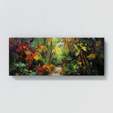 Jungle Vibrant Impasto Path 83 Wall Art
