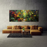 Jungle Vibrant Impasto Path 83 Wall Art