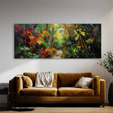 Jungle Vibrant Impasto Path 83 Wall Art