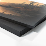Lake Peaceful Golden Hues 57 Wall Art
