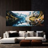 Lake Realistic Reflections Water 60 Wall Art