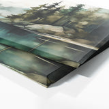 Lake Watercolor Atmosphere Moody 19 Wall Art