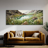 Lake Wildflowers Detailed 25 Wall Art