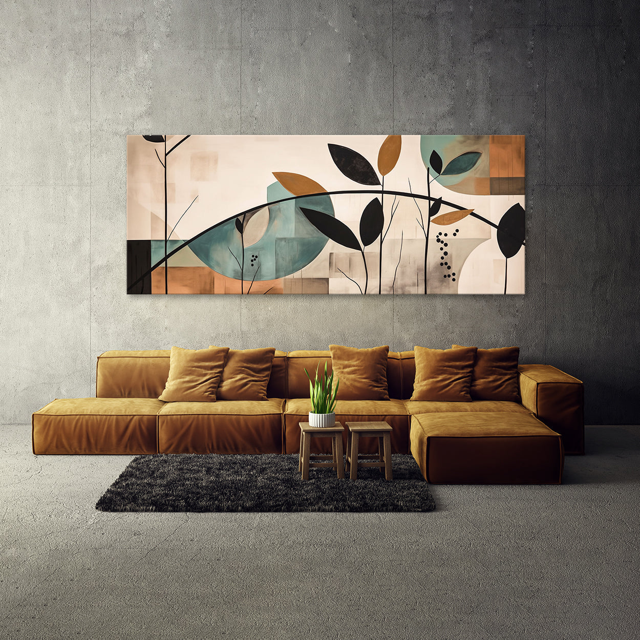 Mid Century Minimalist 9 Wall Art