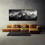 Mountain Charcoal Landscape 66 Wall Art