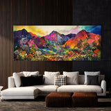 Mountain Contemporary Vibrant 81 Wall Art