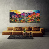 Mountain Contemporary Vibrant 81 Wall Art