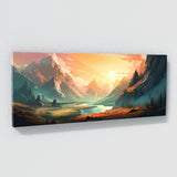 Mountain Futuristic 101 Wall Art