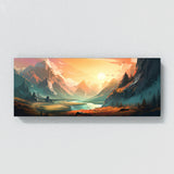 Mountain Futuristic 101 Wall Art