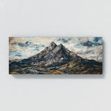 Mountain Impasto Landscape 44 Wall Art