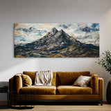 Mountain Impasto Landscape 44 Wall Art