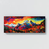 Mountain Landscape Dramatic Sky 23 Wall Art
