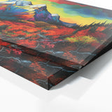 Mountain Landscape Dramatic Sky 23 Wall Art