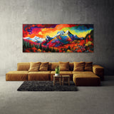 Mountain Landscape Dramatic Sky 23 Wall Art