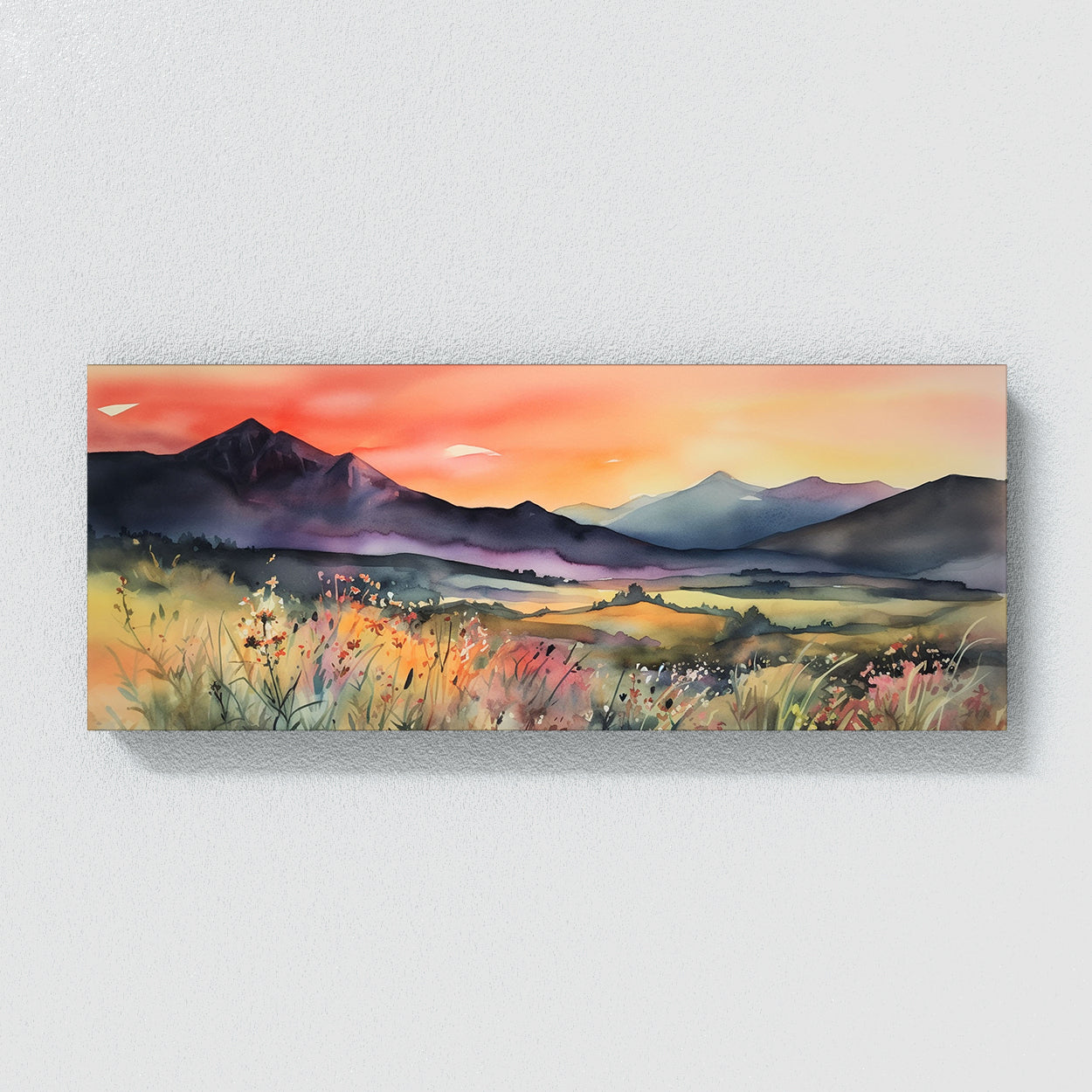 Mountain Loose Colorful 17 Wall Art