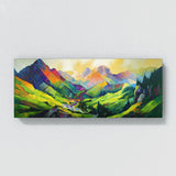 Mountain Modern Movement Energy 104 Wall Art