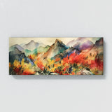 Mountain Vibrant Bold Colorful 64 Wall Art