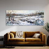 Nature Impasto Winter 30 Wall Art