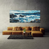 Ocean Impasto Stormy 181 Wall Art