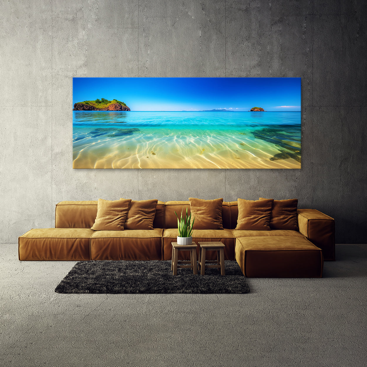 Ocean Vivid Colors Waters 218 Wall Art