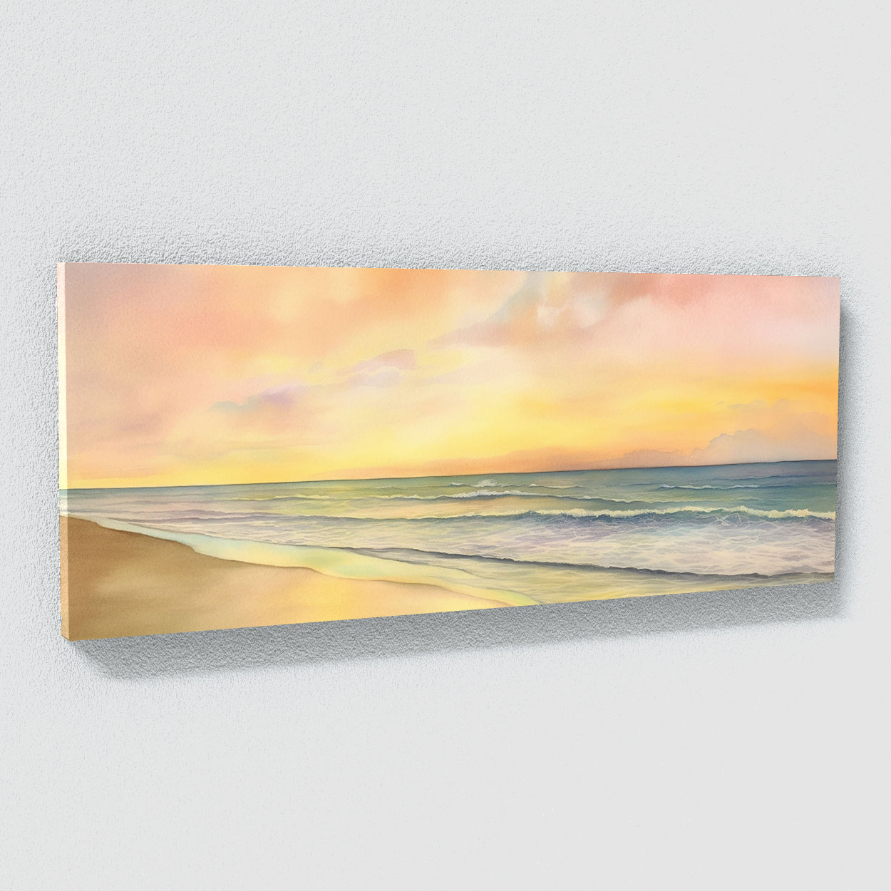 Sunrise Watercolor Soft Hazy 211 Wall Art