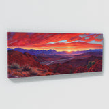 Sunset Reds Purples 136 Wall Art