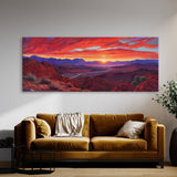 Sunset Reds Purples 136 Wall Art