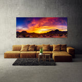 Sunset Vivid Landscape Photo 189 Wall Art