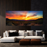 Sunset Vivid Landscape Photo 190 Wall Art