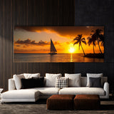 Tropical Beautiful Sailboat 108 Wall Art