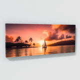 Tropical Beautiful Sailboat 109 Wall Art