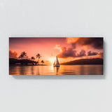 Tropical Beautiful Sailboat 109 Wall Art