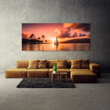 Tropical Beautiful Sailboat 109 Wall Art