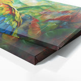 Tropical Bird Impasto 122 Wall Art