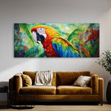 Tropical Bird Impasto 122 Wall Art