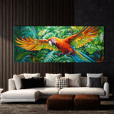 Tropical Bird Impasto 124 Wall Art