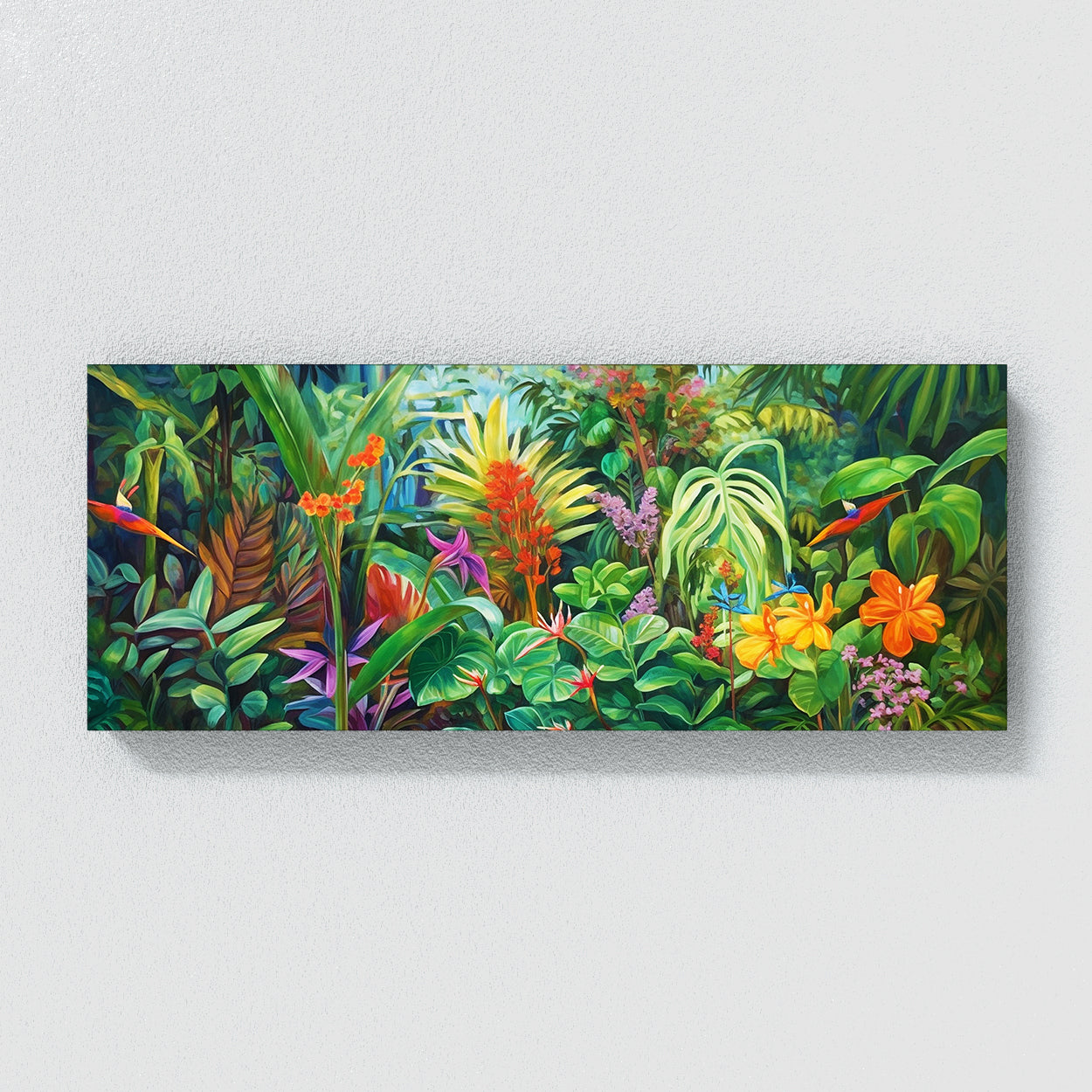 Tropical Garden Foliage Colorful 78 Wall Art