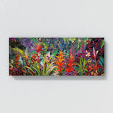 Tropical Impasto Garden 60 Wall Art