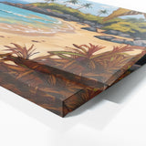 Tropical Impasto Sand Rocks 114 Wall Art