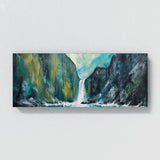Waterfall Impasto Mystical 108 Wall Art
