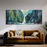 Waterfall Impasto Mystical 108 Wall Art