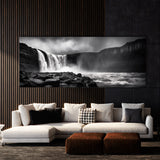 Waterfall Powerful Moody 45 Wall Art