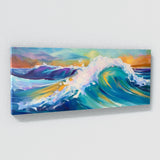 Wave Abstract Vibrant 90 Wall Art