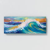 Wave Abstract Vibrant 90 Wall Art
