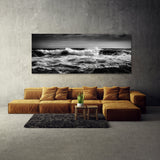 Wave Black White 61 Wall Art